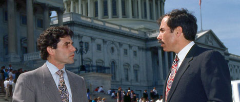 J. Seisler with Congressman Bob Wise